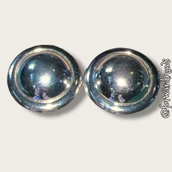Bundle Sale 3 for $15 | Silver Tone Metal Stud Earrings - Picture 1 of 5